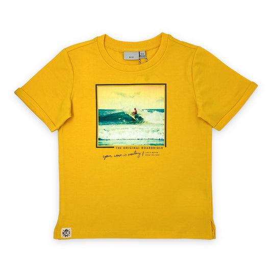 T-shirt jaune SURF