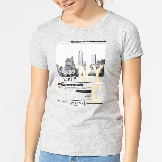 T-shirt Gris New-York