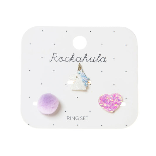 Trio de bagues LICORNE | Rockahula