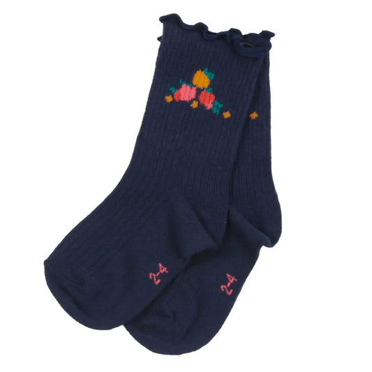 Chaussettes à fleurs