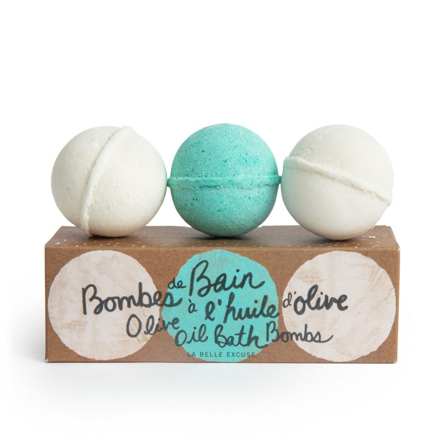 Bombes de bain à l'huile d'olive