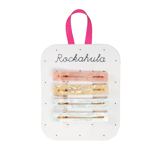 Lot de 4 barrettes à clips | PASTEL