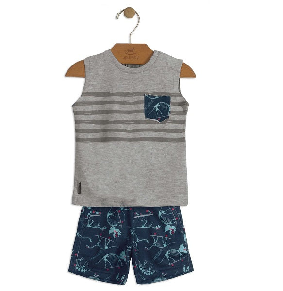 Camisole & short Dino (3/6 mois)