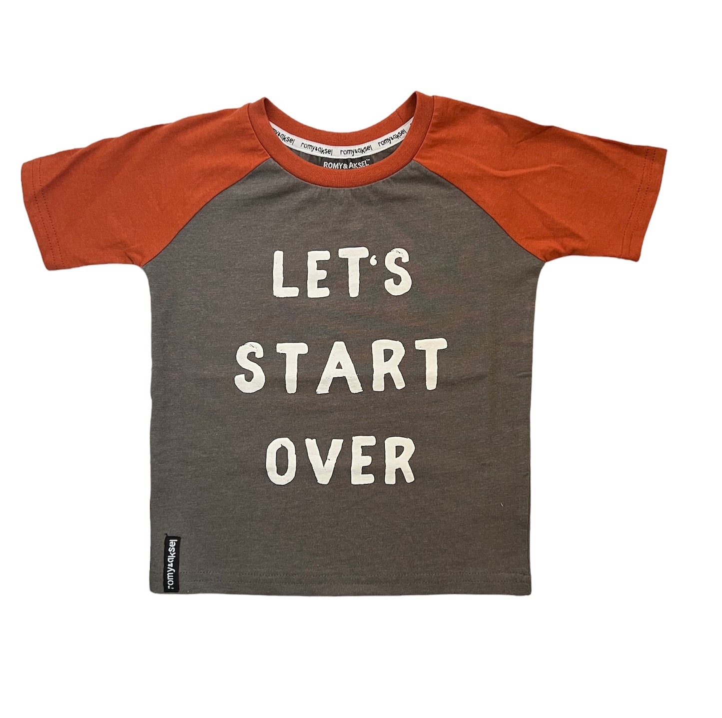 T-shirt ' Let's Start Over'