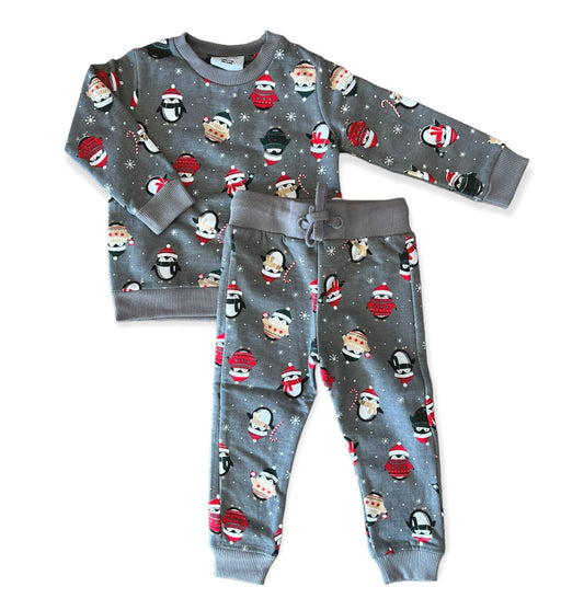 Ensemble 2 pièces Noël gris