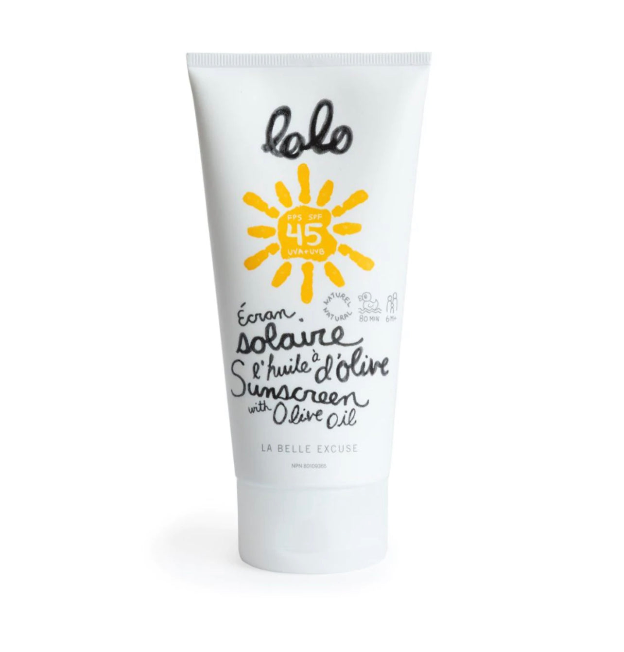 Écran solaire à l’huile d’olive 150g *Formule améliorée*