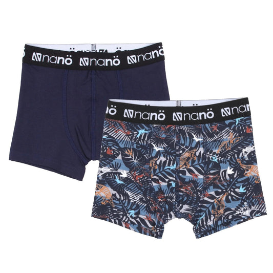 Lot de 2 Boxers - DINO & FEUILLAGE