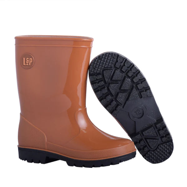 Bottes de pluie CARAMEL & NOIR