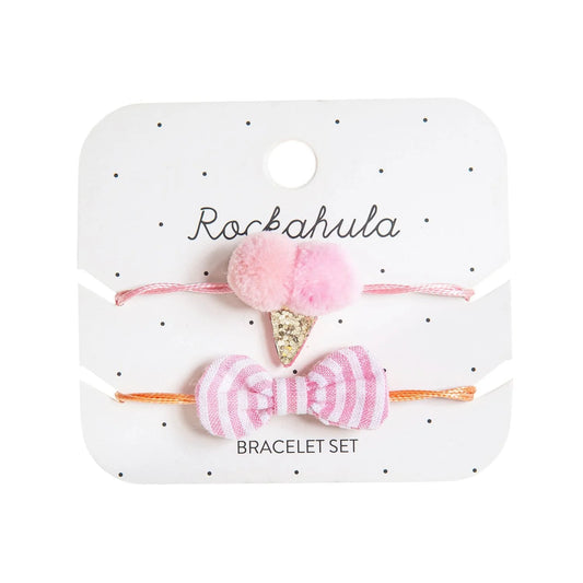 Ensemble de bracelets cornet | CRÈME GLACÉE