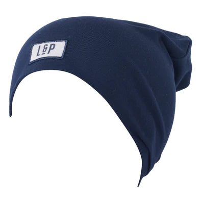 Tuque boston en coton MARINE