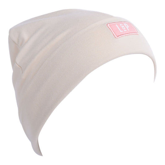 Tuque de coton L&P ARBRE BEIGE